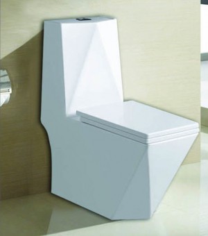 كرسي أفرنجي أبيض اوتس صيني 25سم #  1735 (Wash Down)